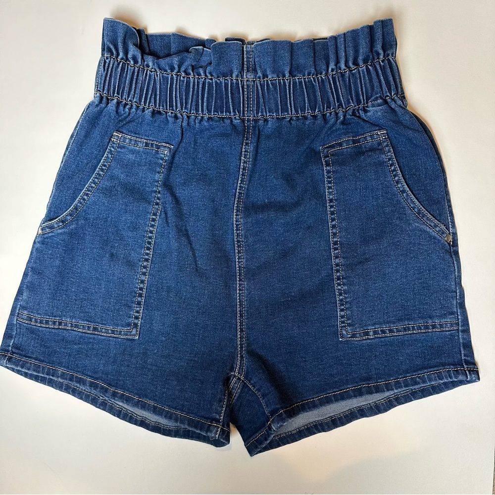 🍀BUNDLE DEAL ROMWE High Waist Ruffle Summer Shorts - Size Medium